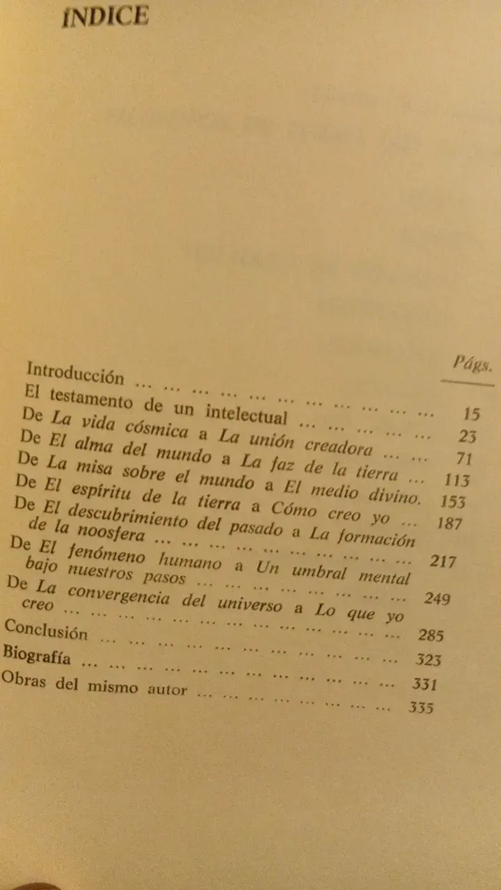Libro T. de Chardin por André Combes - 3