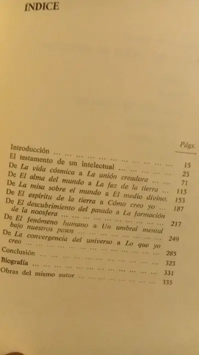 Libro T. de Chardin por André Combes - miniatura 3