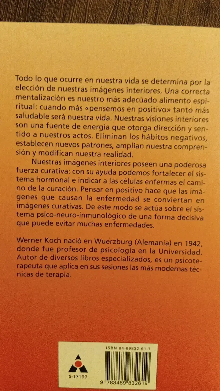 Libro Piense en Positivo de Werner Koch - 2