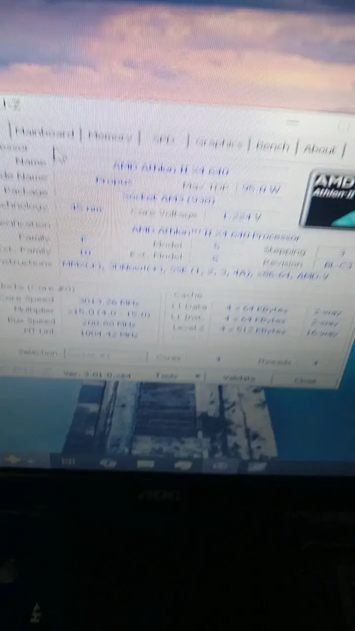 PC computador barato Athlon II X4 nucleos 8gb ram - 2