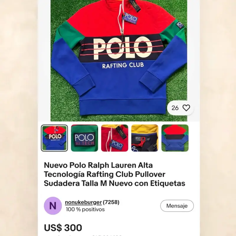 Poleron Polo Ralph Lauren Hi Tech Hybrid Rafting - 6