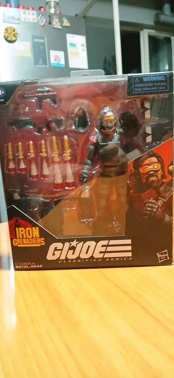 Figura de acción GI Joe Cobra Metal-Head - 1