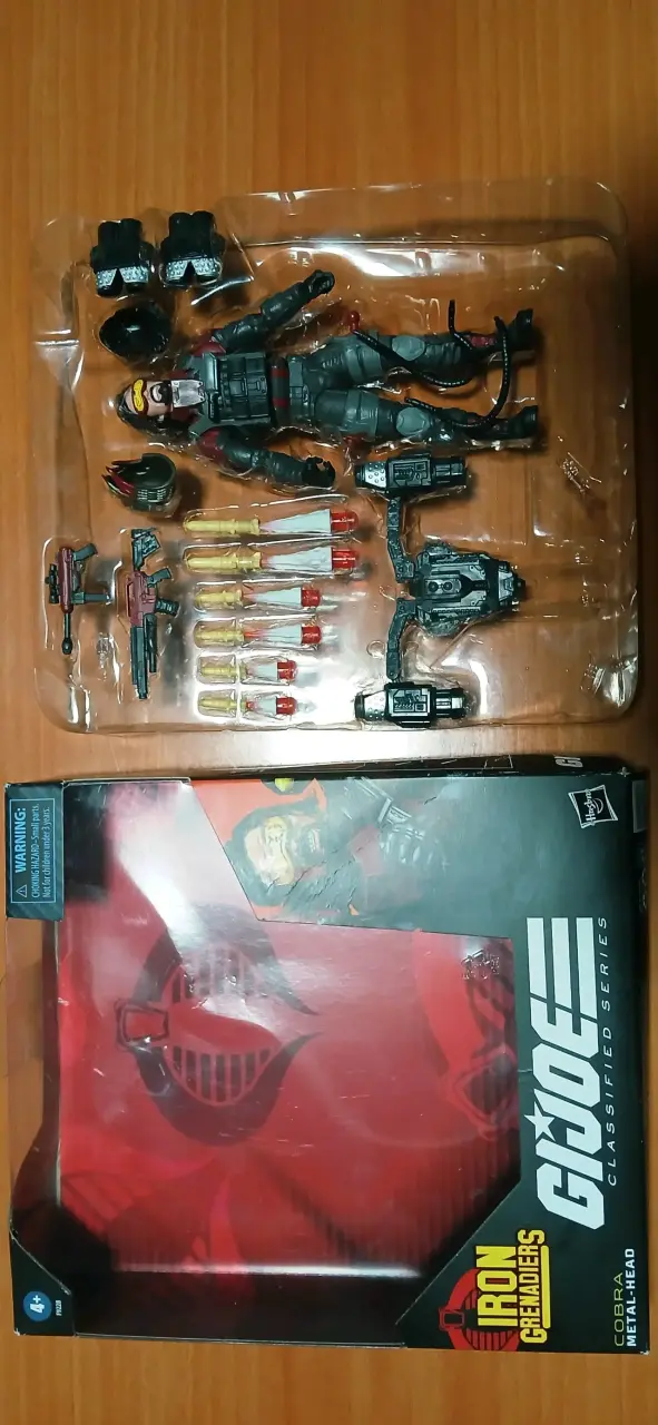 Figura de acción GI Joe Cobra Metal-Head - 4