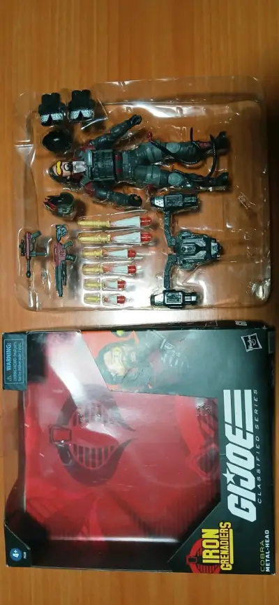 Figura de acción GI Joe Cobra Metal-Head - miniatura 4