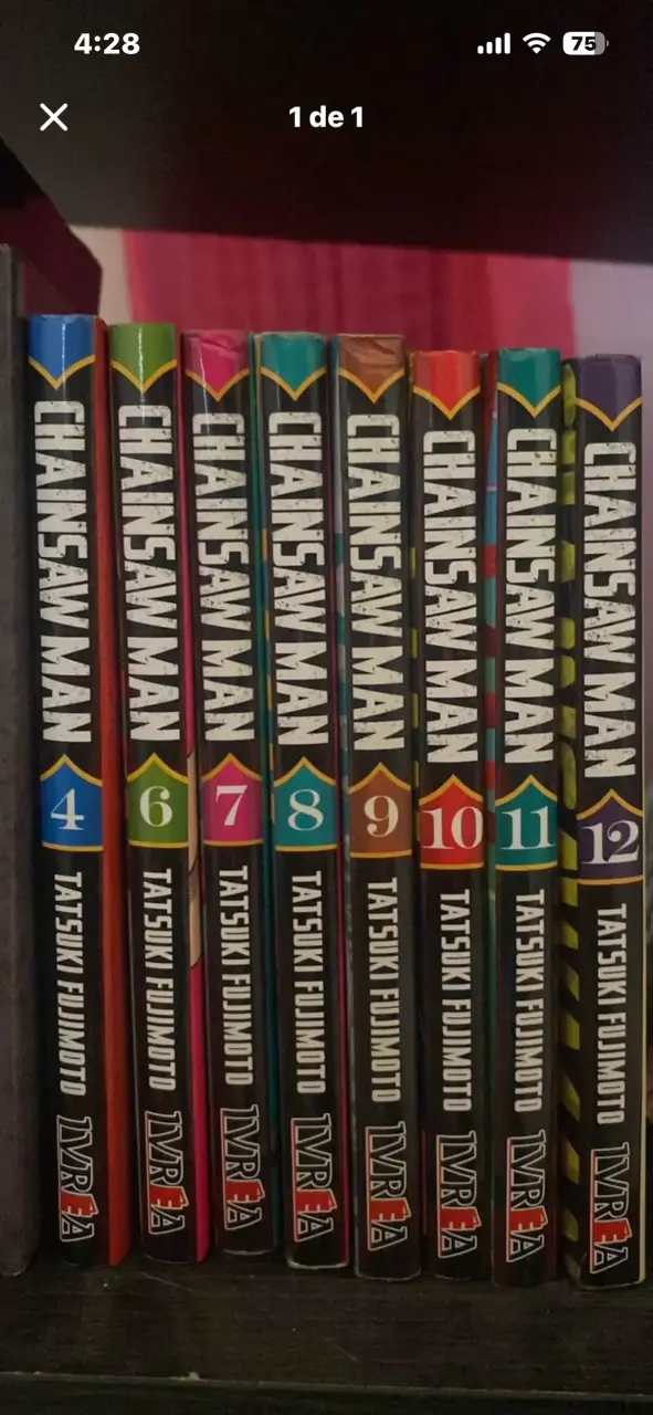 Colección de mangas Chainsaw Man volúmenes 4 al 12