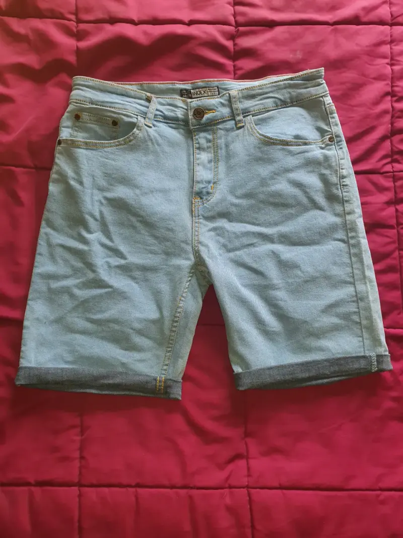 Bermudas de mezclilla para hombre Index talla 42 - 2