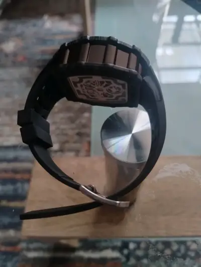 Reloj de pulsera deportivo con diseño moderno rich - miniatura 3