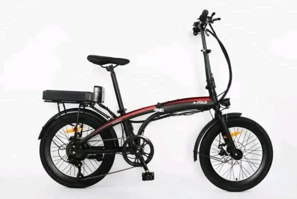 Bicicleta eléctrica plegable EFOLD negra - 1