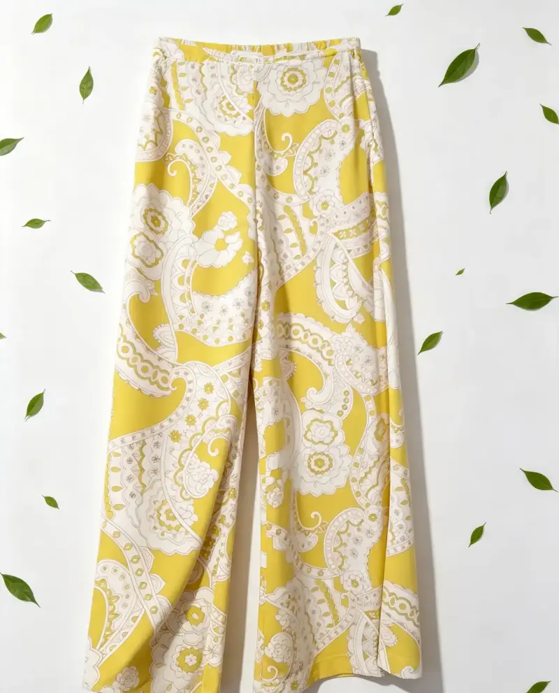 Vestido largo estampado floral tropical - 6