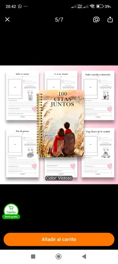 Cuaderno de Actividades 100 Citas Juntos - miniatura 1