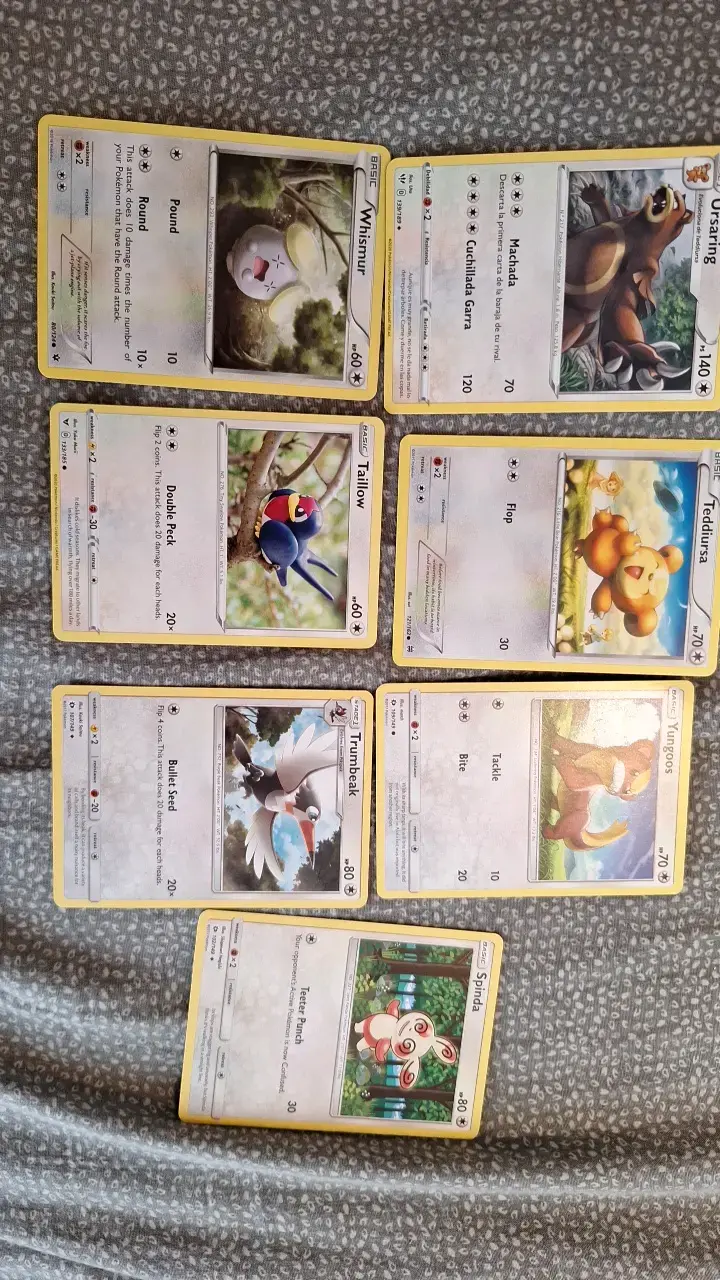Lote de cartas Pokémon variadas - 2