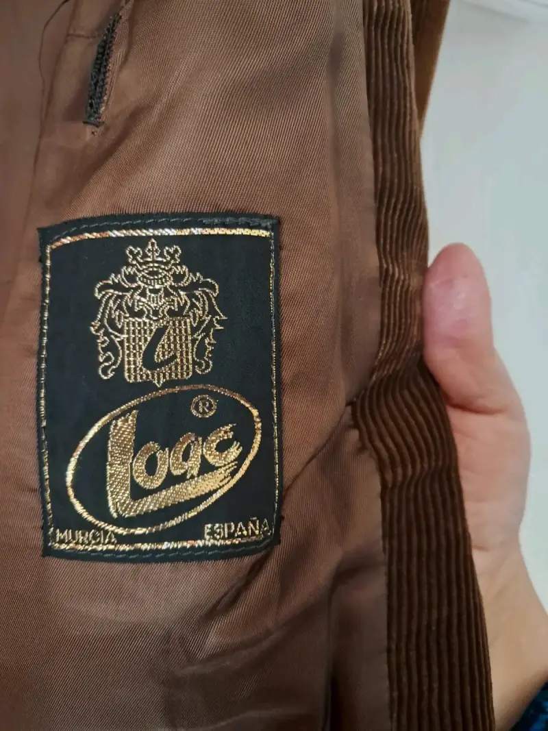 Blazer de pana marrón para hombre - 2