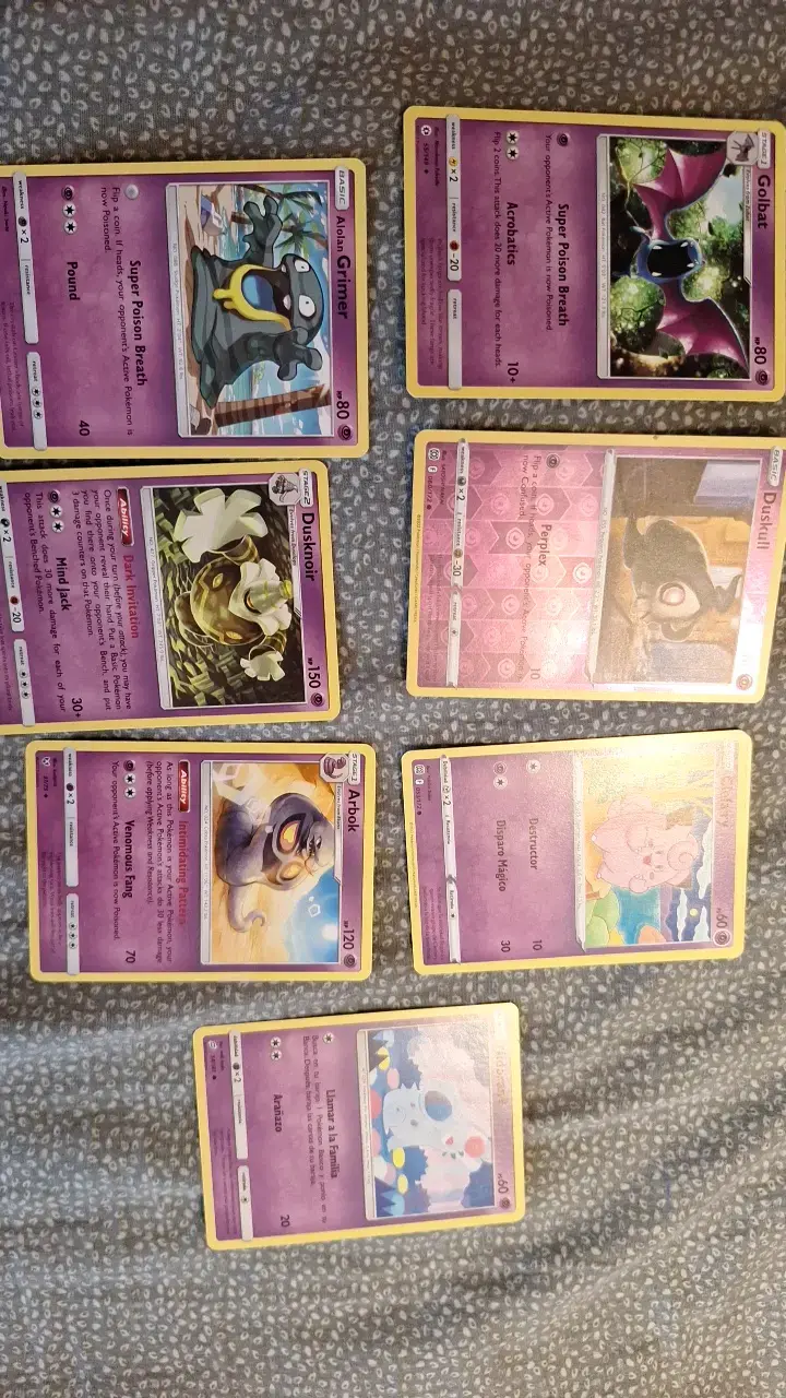 Lote de cartas Pokémon variadas - 5
