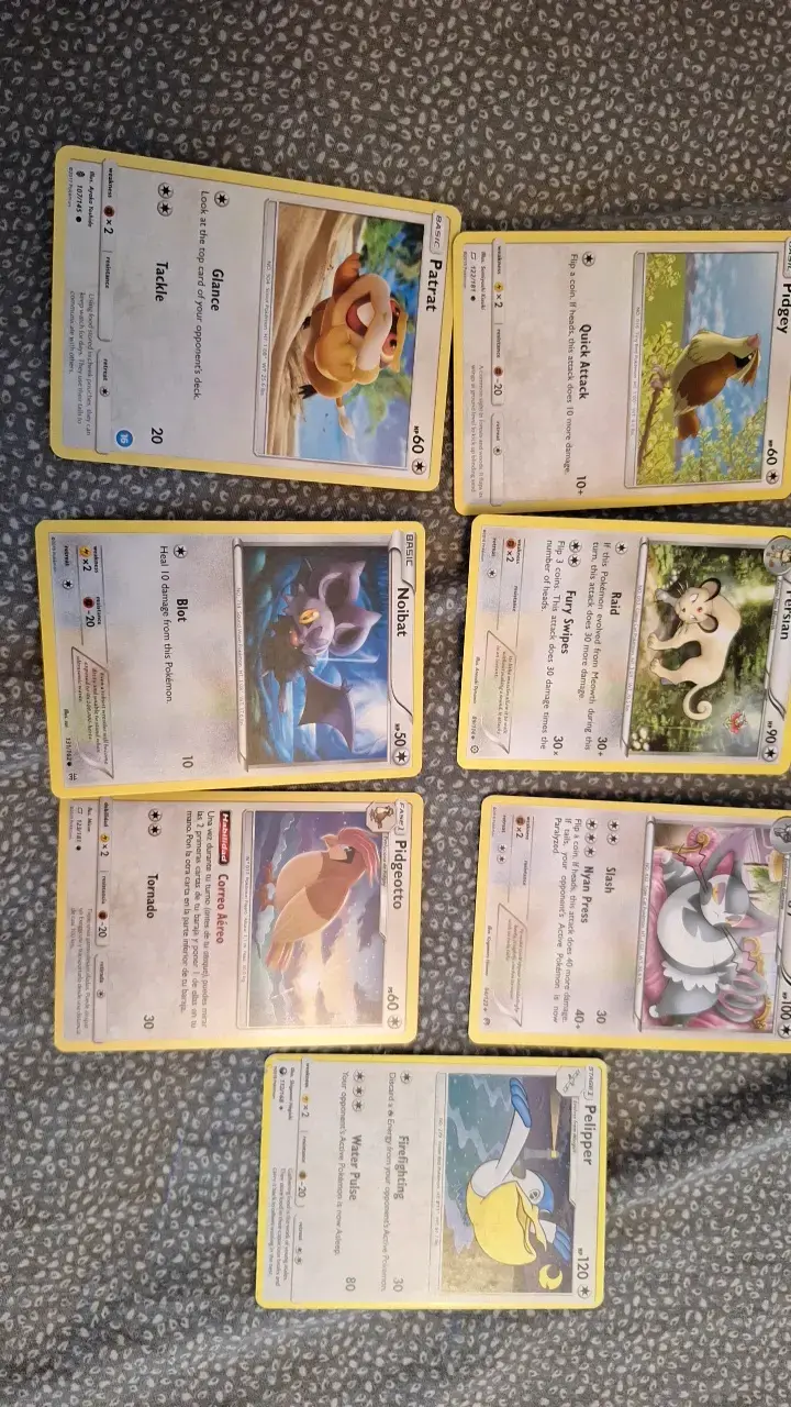 Lote de cartas Pokémon variadas - 3