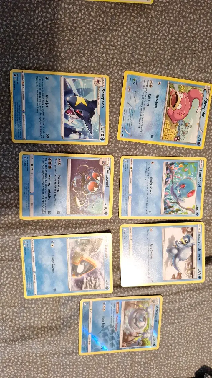 Lote de cartas Pokémon variadas - 4