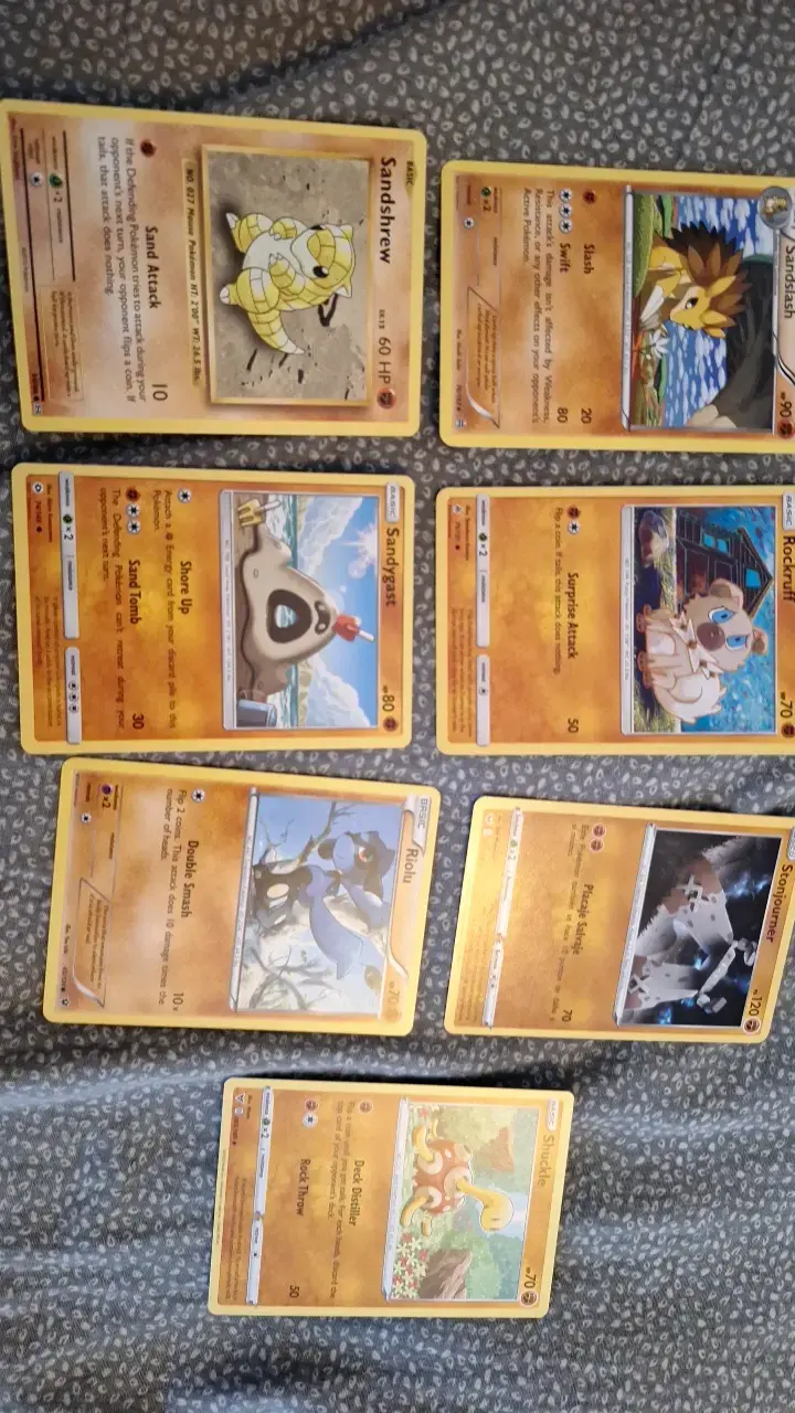 Lote de cartas Pokémon variadas - 5