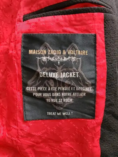 Chaqueta Negra Zadig & Voltaire Deluxe - miniatura 3