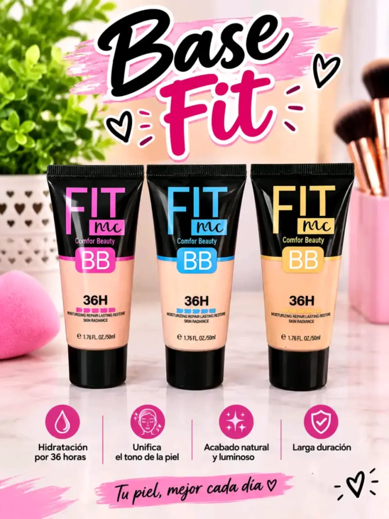 Base BB Cream Fit MC 36H Hidratación