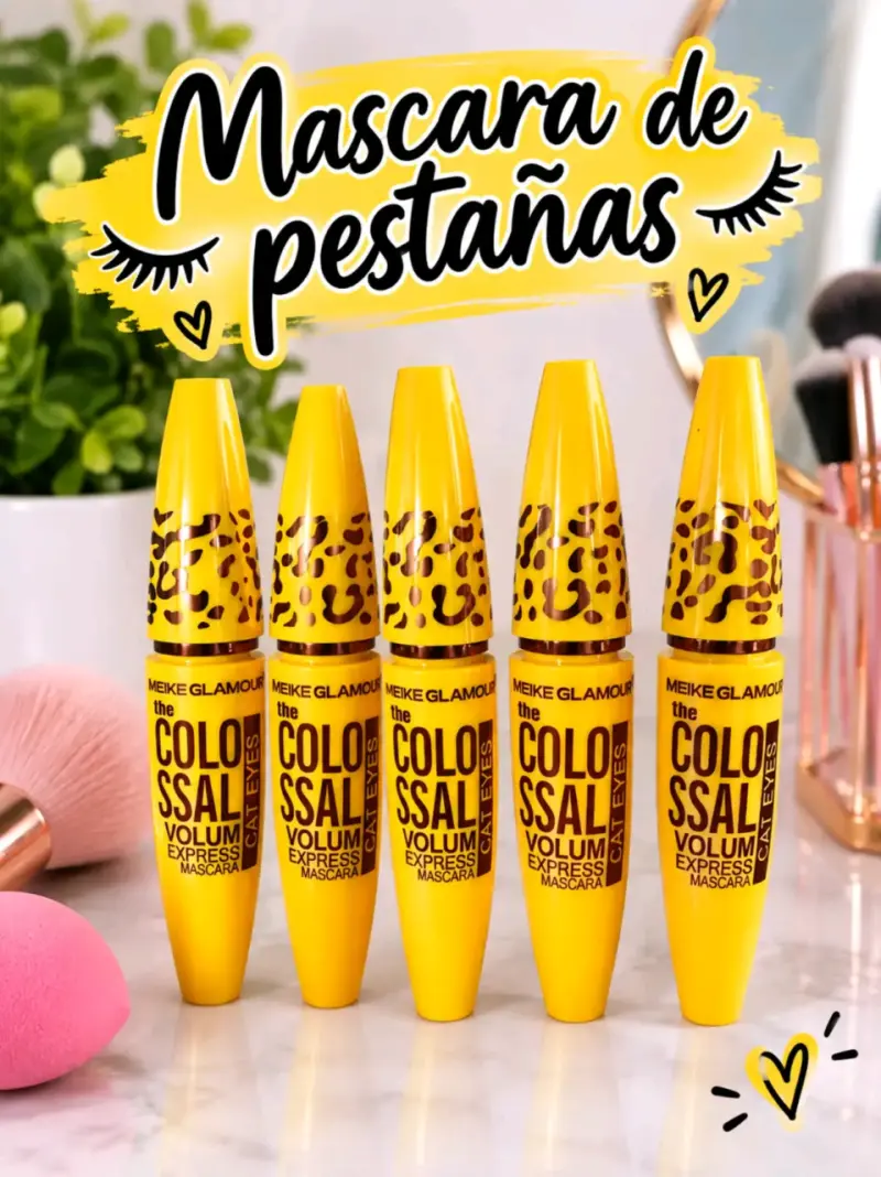 Máscara de Pestañas Meike Glamour Colossal Volumen