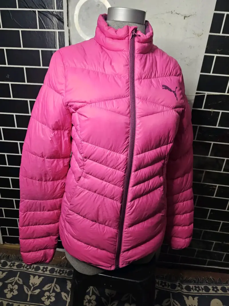 Chaqueta acolchada rosa Puma para mujer