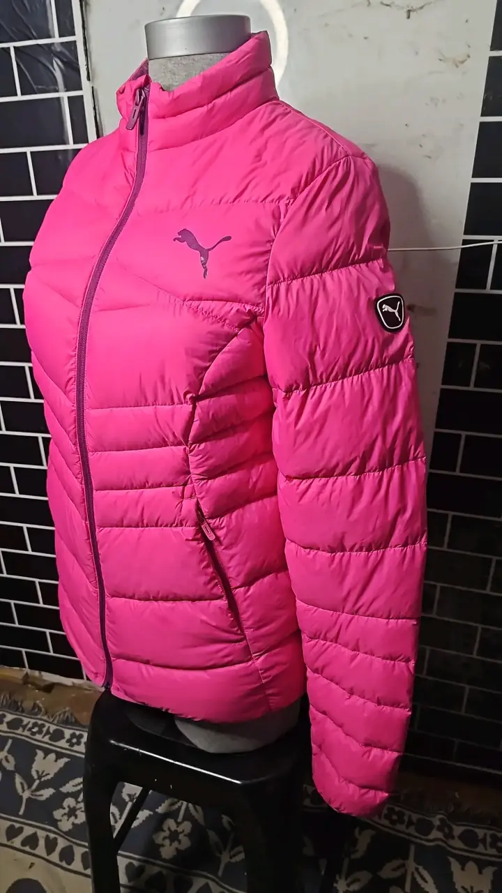 Chaqueta acolchada rosa Puma para mujer - 2