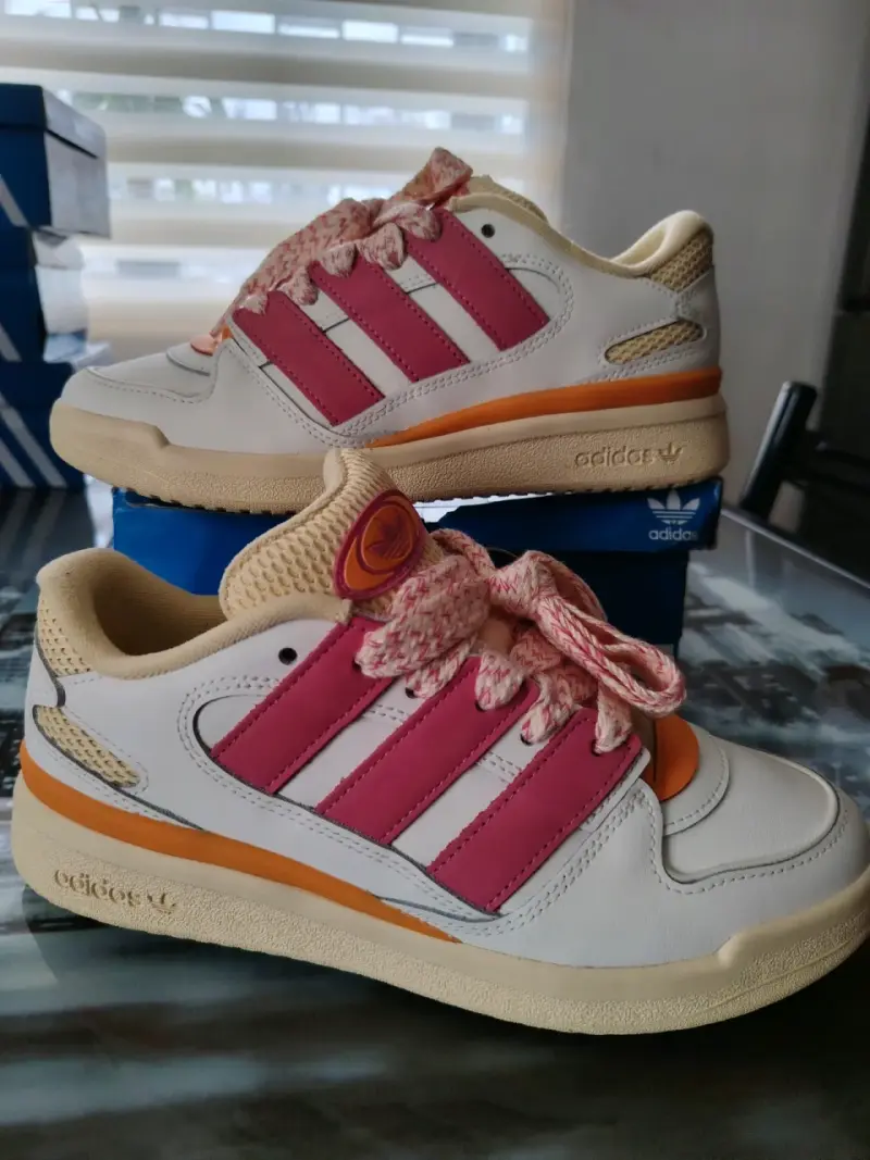 Zapatillas Adidas Forum 2000 W Rosado y Blanco - 2