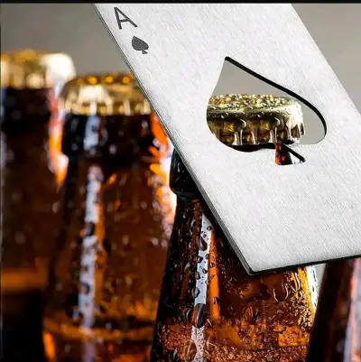 Abrebotellas de Metal en Forma de naipes - miniatura 2