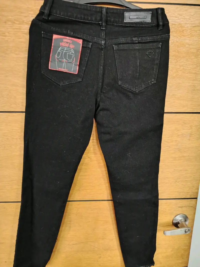 Pantalones JJO negros con lentejuelas talla 38 - 2