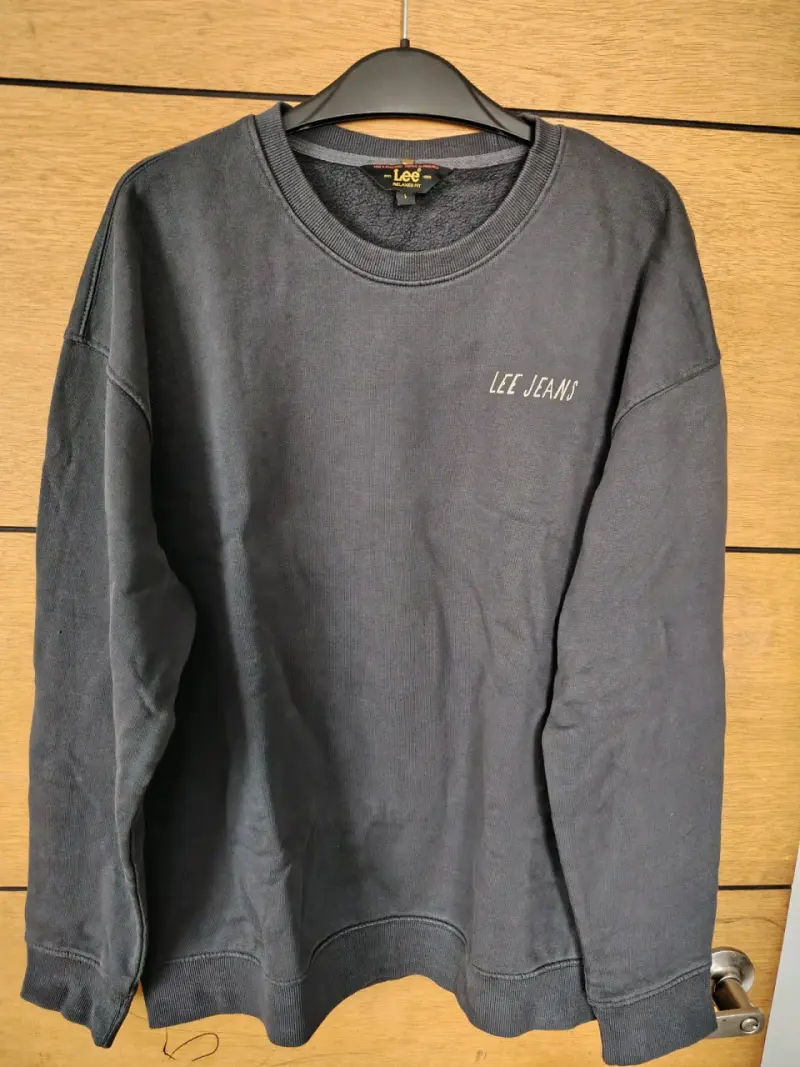Polerón Lee Jeans gris oscuro unisex