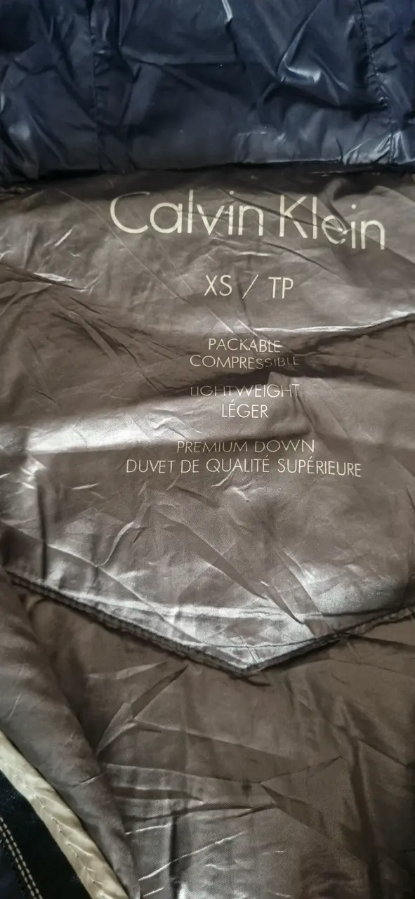 Abrigo acolchado azul Calvin Klein para mujer - 3
