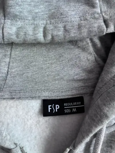 Polerón con capucha gris FSP talla M - miniatura 2