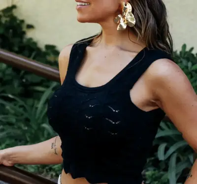 Tops Caleños tejidos para mujer en varios colores - miniatura 1