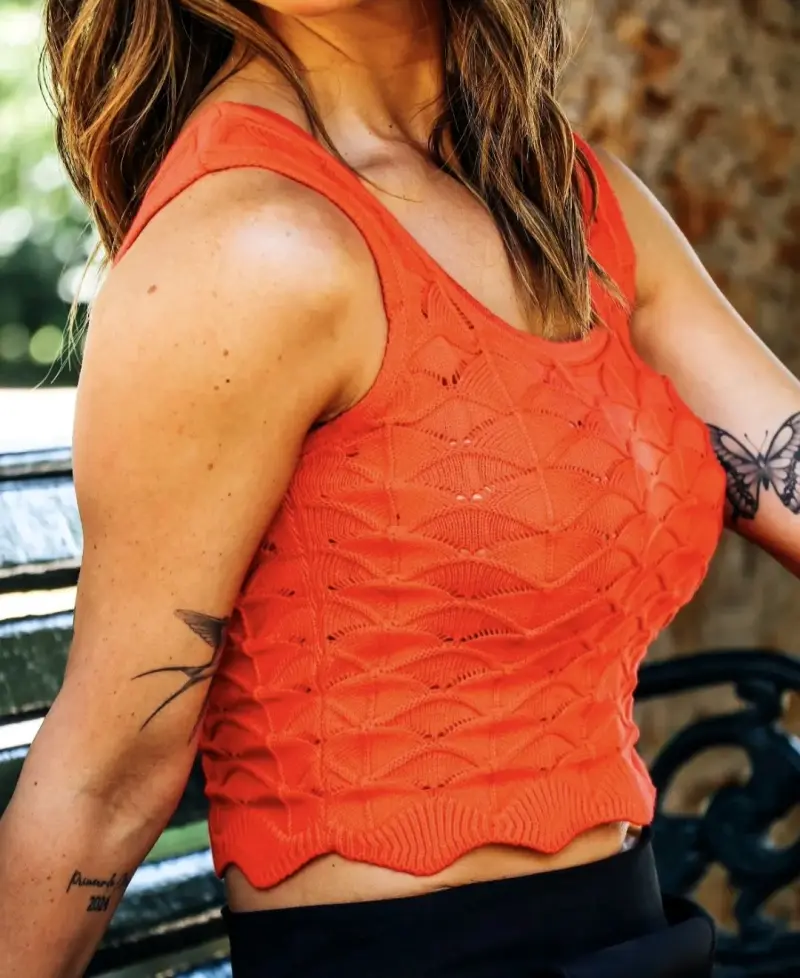 Tops Caleños tejidos para mujer en varios colores - 2