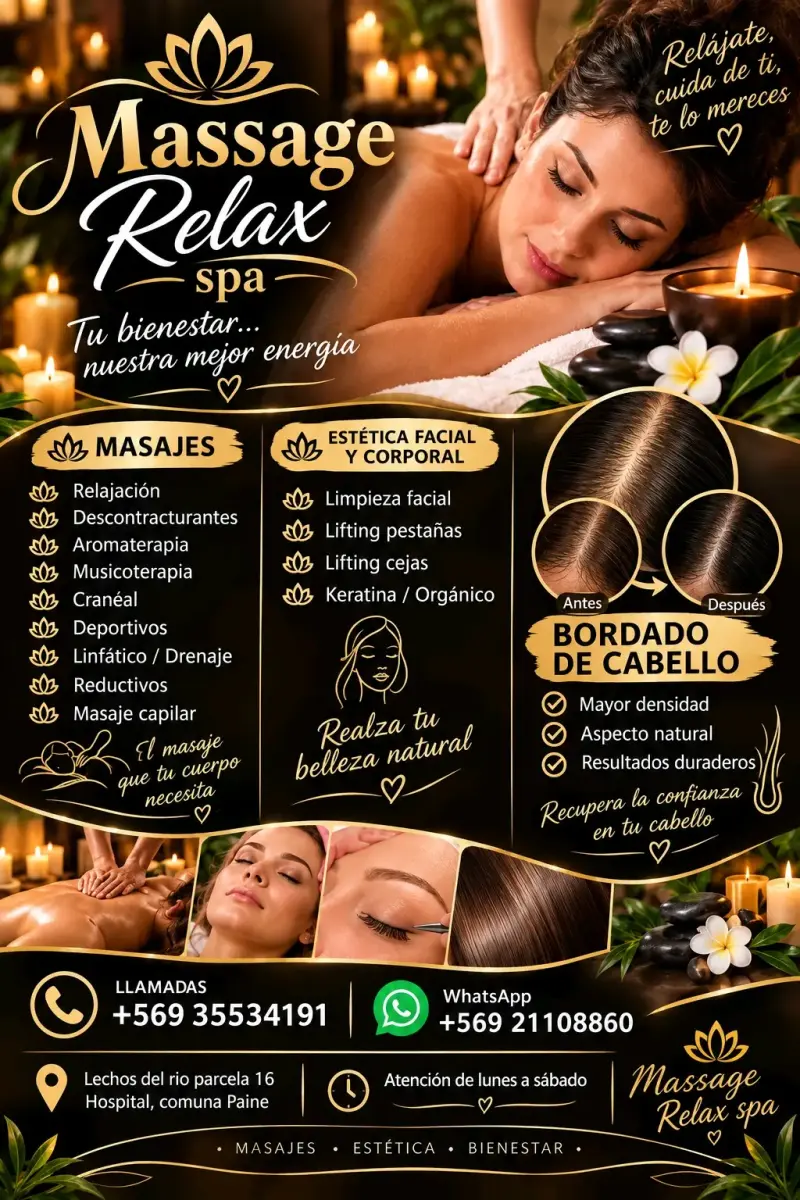 Servicio de Corte Bordado en Massage Relax Spa - 3