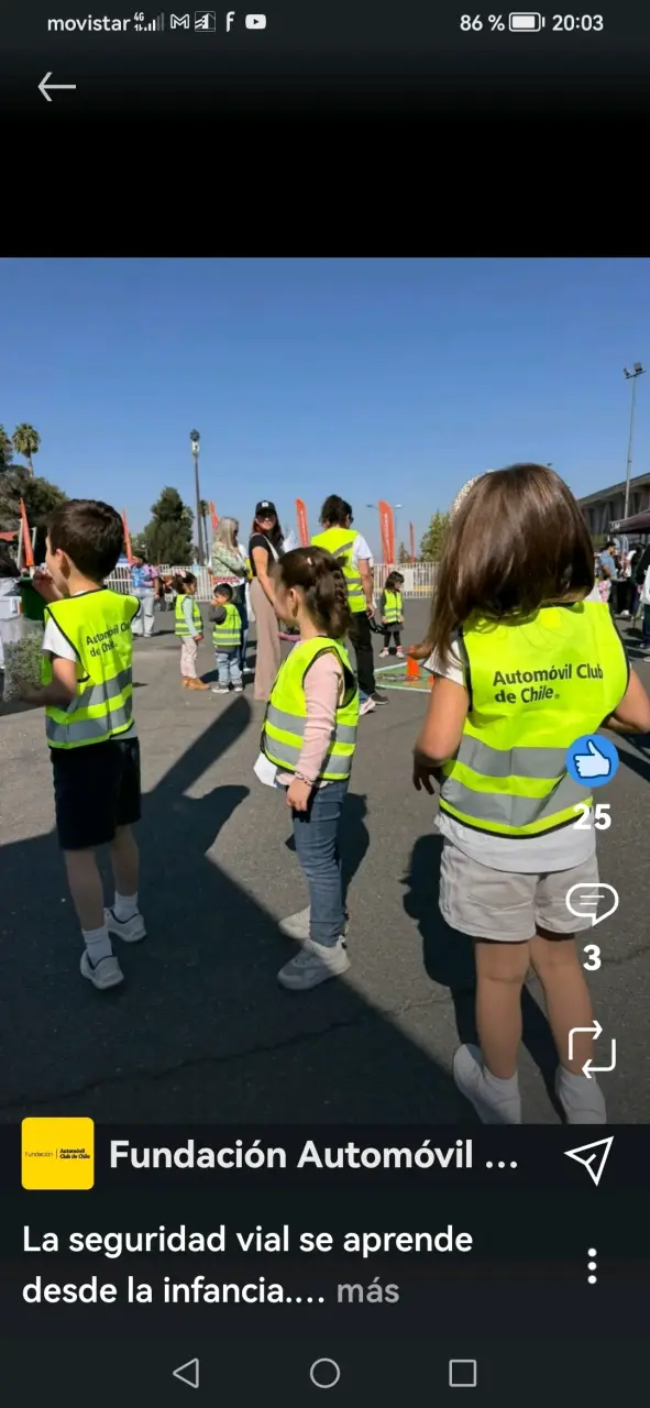 Chaleco Reflectante Infantil Amarillo Talla XS - 2