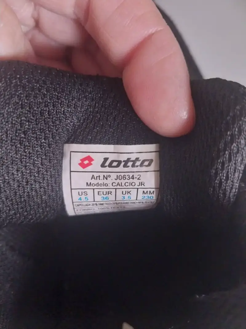 Zapatillas deportivas negras Lotto talla 36 - 2