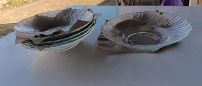 Juego de platos de vidrio transparente - miniatura 4