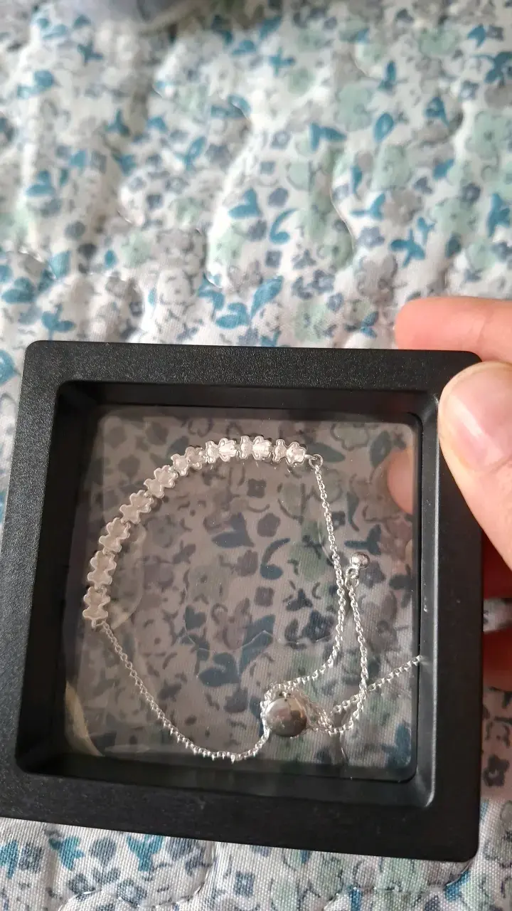 Pulsera de plata con diseño osito - 3