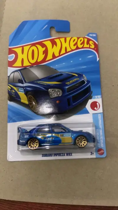 Hot Wheels Subaru Impreza WRX azul - miniatura 1