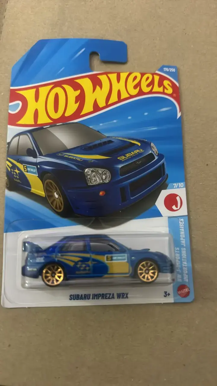 Hot Wheels Subaru Impreza WRX azul - 2