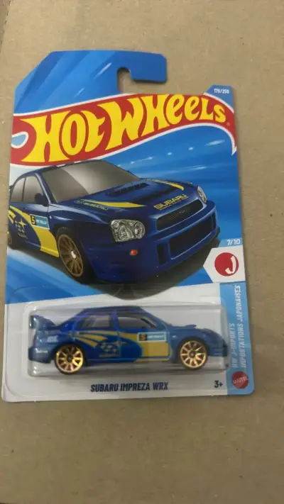 Hot Wheels Subaru Impreza WRX azul - miniatura 2
