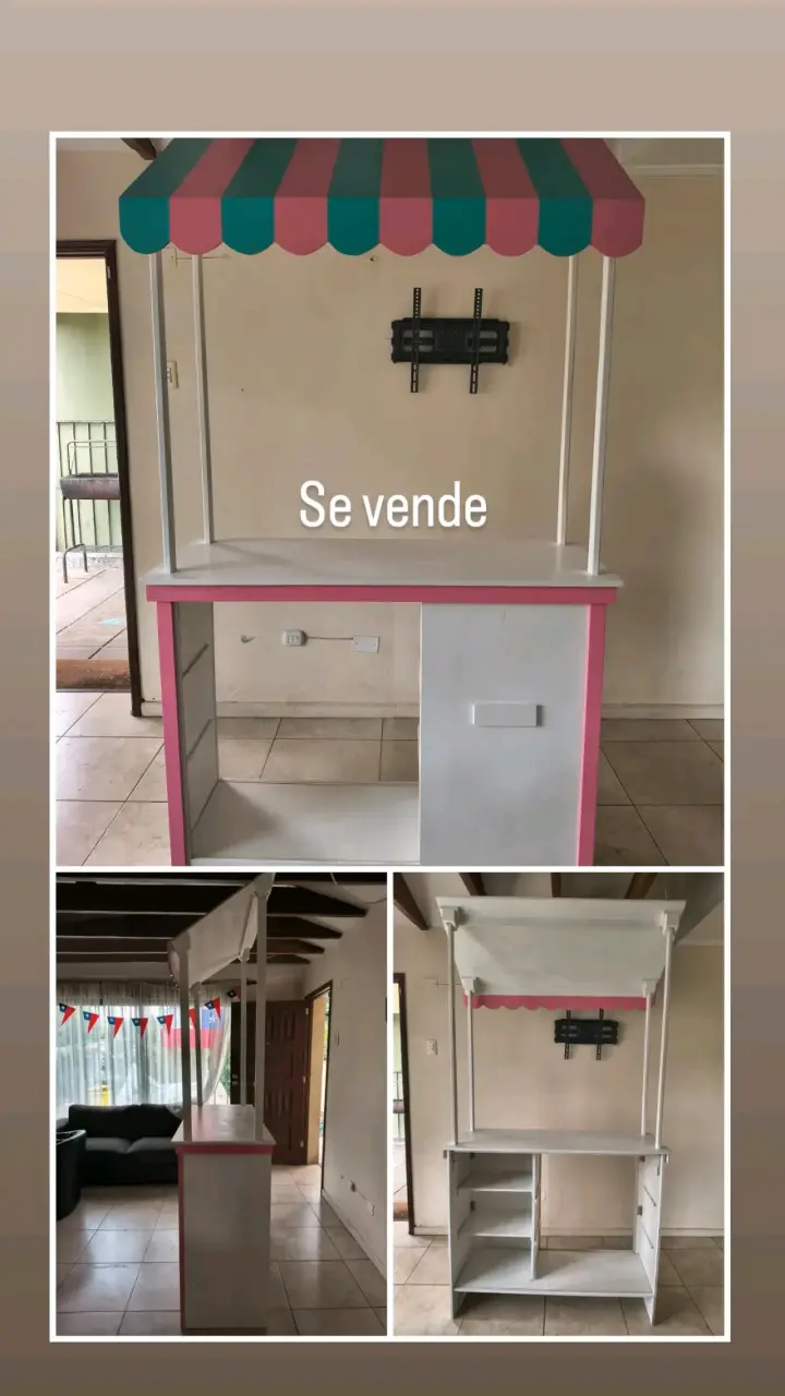Puesto de venta con toldo - 2