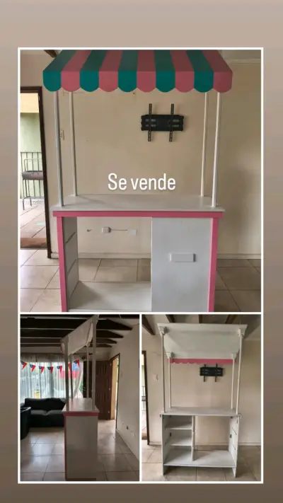 Puesto de venta con toldo - miniatura 2