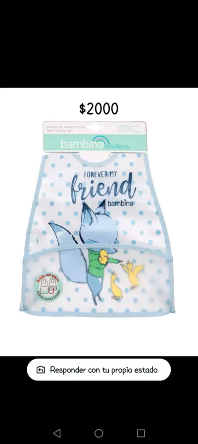 Babero de alimentación impermeable Bambino - miniatura 2