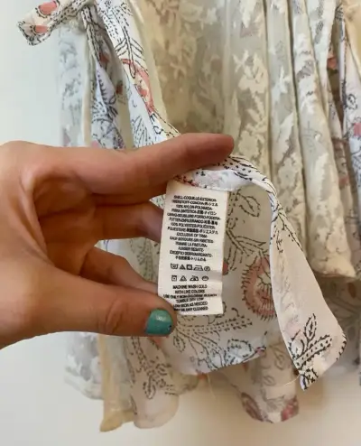 Blusa de encaje floral para mujer - miniatura 4