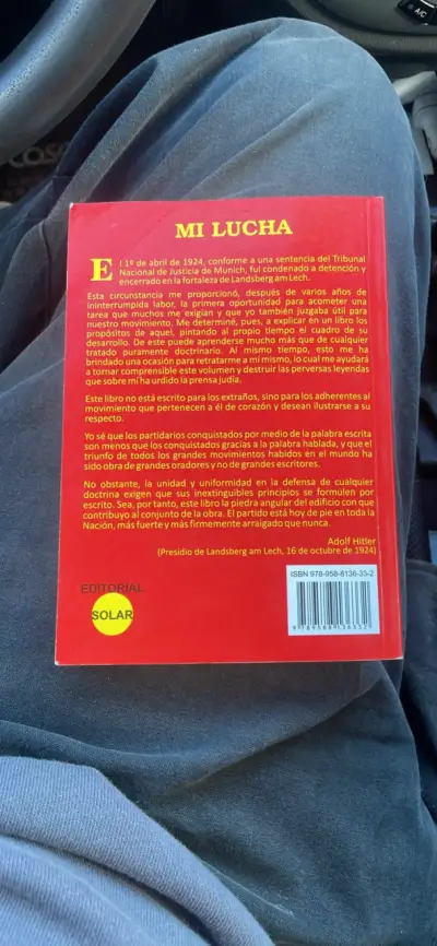 Libro Mi Lucha de Adolf Hitler Editorial Solar - miniatura 2