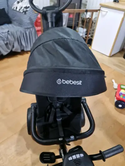 Triciclo Bebesit Explorer Negro para Niños - miniatura 3