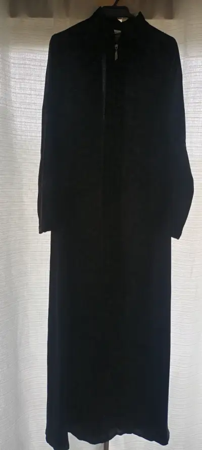 Tapadillo tipo arabe negro con detalles bordados - miniatura 3