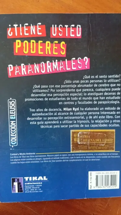 Libro '¿Tiene Usted Poderes Paranormales?' de Milan Ryzl - miniatura 2