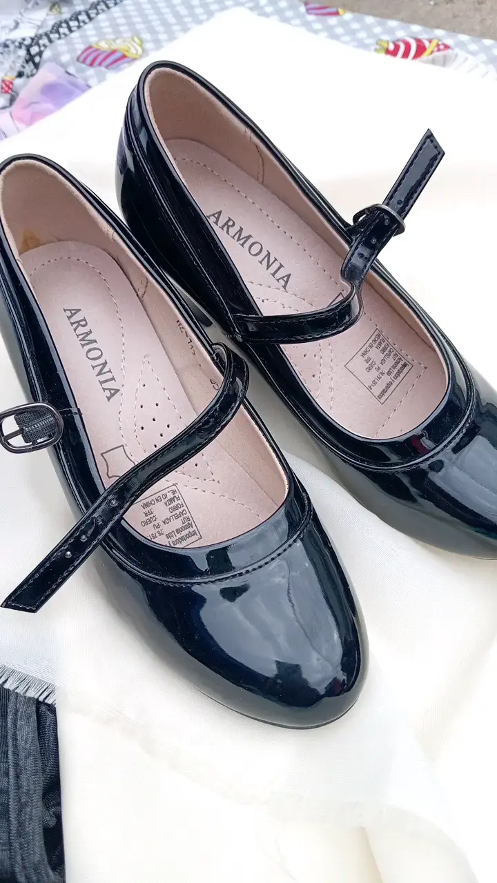 Zapatos de charol negro para niña Armonia - 1